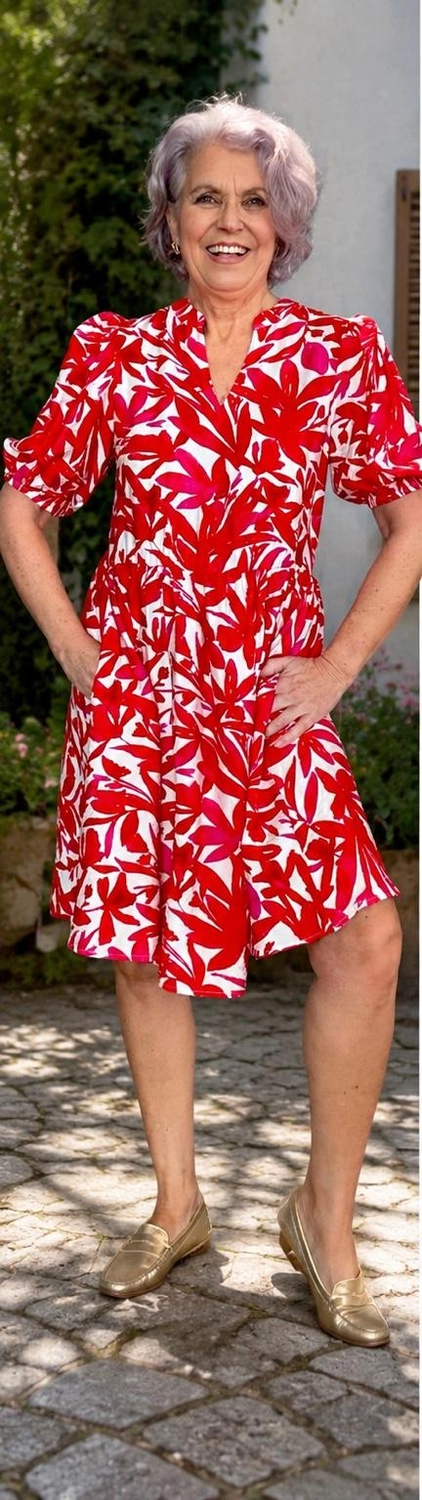 Royals of Sylt UG - Mode - Frauen in einem trendigen Kleid mit einer Tasche