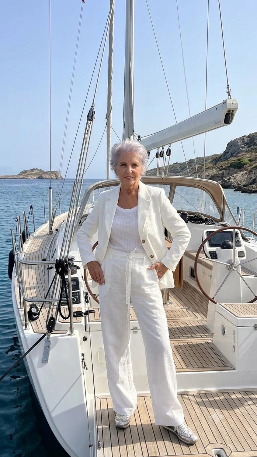 Royals of Sylt UG - Mode - Frauen in einem trendigen Kleid mit einer Tasche